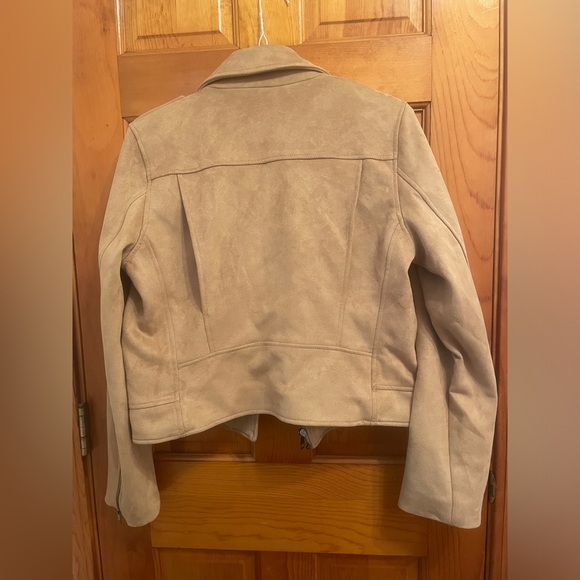 Banana Republic Vegan Suede Moto Jacket - Picture 3 of 7